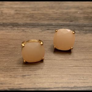 Kate Spade Soft Pink Small Square Stud Earrings